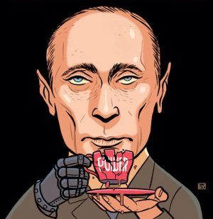 [Дух Путина] Президент России Владимир Путин стал невероятно популярным в столице Сирии Дамаске и он может в этом плане вполне конкурировать с самим Башаром Асадом — El Pais