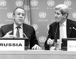 Сергей Лавров и Джон Керри в ходе телефонного разговора заявили о недопустимости информационных вбросов о якобы имеющих место нарушениях режима прекращения огня в Сирии